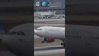✈️ Airbus A330 Smooth Landing at the World&rsquo;s Busiest Airport (Atlanta ATL) &ndash; Plane Spotting in 4K