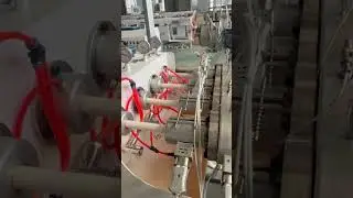 Pvc four outlet pipe machine test before shipment
