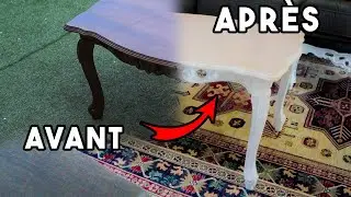 Relooker une Table Basse en Bois style Louis XV