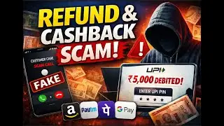 Fake Refund & Cashback Scam Explained | UPI Fraud You Must Know ⚠️|Fake Refund Scam
