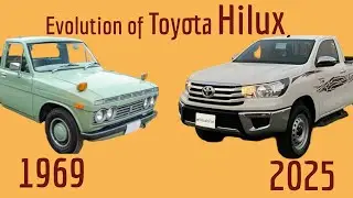 Evolution of #toyota  #hilux