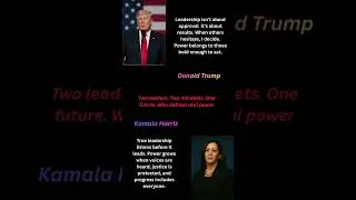 Trump vs Harris: Bold Power or Inclusive Progress? Two Leadership Styles That Shape America