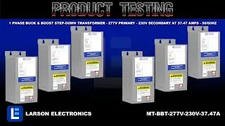 1 Phase Buck & Boost Step-Down Transformer - 277V Primary - 230V Secondary at 37.47 Amps - 50/60Hz