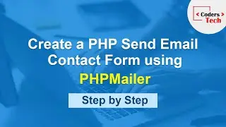 Create a PHP Send Email Contact Form - using PHPMailer - Step by Step