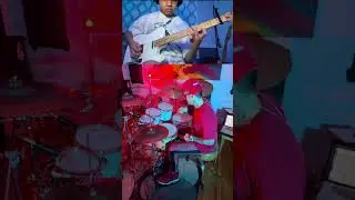 Drumming over @jacalmusic &lsquo;s midwest emo version of #Resonance by #HOME 🎸🖤