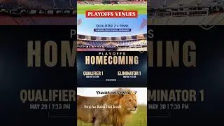 IPL 2025: Official Playoff and Final Match Venues Out Now! #iplplayoffs #ipl25
