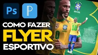 COMO FAZER FLYER ESPORTIVO PELO CELULAR | TUTORIAL PS TOUCH 2022!