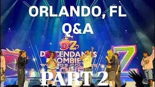 Q&A (Part 2) Descendants Zombies Worlds Collide Tour #dzworldscollidetour #fypシ゚viral #trend #fyp