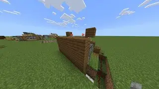 Minecraft 2x2 hidden piston door with SECRET button open/close input (tutorial)