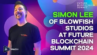 Simon Lee, Player Support Coordinator of Blowfish Studios at Future Blockchain Summit 2024!