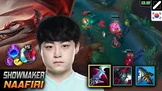 쇼메이커 나피리 미드 템트리 룬 월식 유성 - ShowMaker Naafiri 매치 하이라이트 - 롤 KR 챌린저 패치 13.19