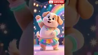 Festival Dog Is Living the Moment 🐶🌈✨. #cutedog #cute #cartoondog #funny #dogshorts #dance