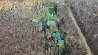 2 Log Homes with Garage, Barn and Pond in Bliss NY 4156 Wing Street near Letchworth State Park