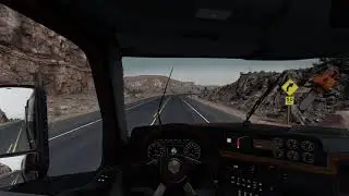 American Truck Simulator Jackson - Riverton   Realistic Brutal Weather V4/ International LT