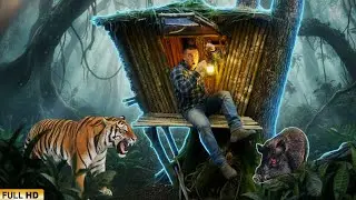 ​The Only Way to Stay Safe: My Elevated Jungle Predator Shelter | Jungle survival |