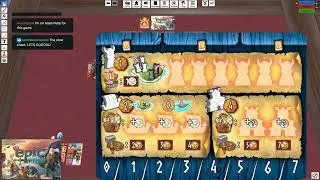 LIVE playthrough of Tiny Epic Vikings 3 player (prototype)
