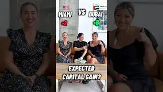 MIAMI vs DUBAI #dubai #realestate #miami #uae #downtowndubai #burjkhalifa