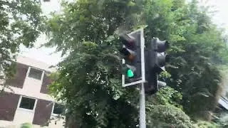Microsense & GEC Mellor Pelican Crossing Traffic Lights In Sutton Coldfield