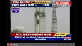 Satellite: Isro's PSLV C23 lifts off with five foreign satellites