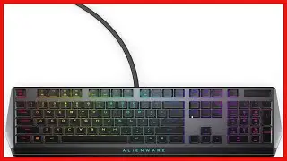 Alienware Low Profile RGB Gaming Keyboard AW510K Alienfx Per Key RGB LED