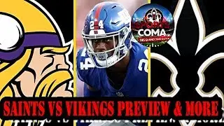 The Sports Coma Show #255 Saints VS Vikings Preview & More
