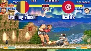 FT5 @ssf2xjr1: training12boxer (BE) vs DesLife (TN) [Super SF II X ssf2x ssf2 Fightcade] Jul 9