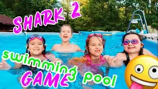 Swimming Pool Game III The Shark Game 2 III The best Kids Game in Swimming II Two SISTERS II