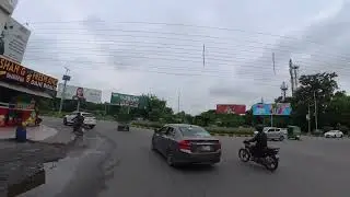 Bike Ride from Firdous Market to Shaukat Khanum Lahore | 4K HDR Street Tour Pakistan