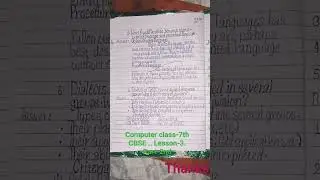Computer class-7th CBSE ... Lesson-3 .. Part-2 .. thanks for watching..  Like & Subscribe plz