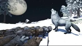 ARK THE HOWLING CREW Play As A Dino Mod! Dire Wolf, Giganotosaurus & Dragonfly Gameplay