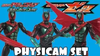 Kamen Rider Action Figure Capsem Change Collection Physicam Set Review - Kamen Rider Zeztz