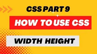 How CSS Can Make You Rich (Width & Height Tutorial)