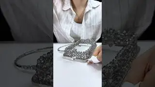 Gradient crystal bag