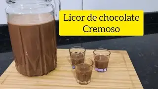 Licor Cremoso de Chocolate| Aprenda como fazer esse delicioso licor de chocolate super Cremoso 🤤🤤