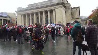Palestine protest Barkers Pool Sheffield.  Two side to this tragic event, avoid the division.