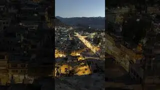 Leh city night view #leh #lehladakh #ladakh #lehmarket #nightlife #india #indian #nightview #travel