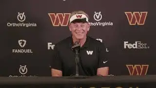 DC Jack Del Rio Speaks to the Media Before Practice | Washington Commanders