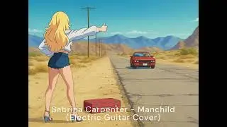 Sabrina Carpenter - Manchild (Electric Guitar Cover)
