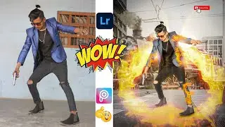 fighter Photo Editing 🔥📸📸#picsart #edit #sonyjackson