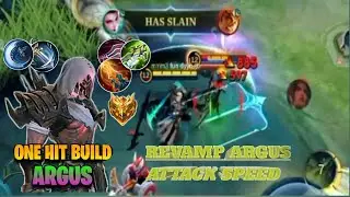 (Argus revamped attack speed) argus one hit build high damage.best build 2024