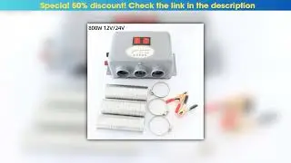 Today Only 12V 24V 800W Car Heater Electric Cooling Heating Fan Portable Electric Dryer Windshield&bull;