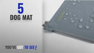 Top 5 Dog Mat [2018 Best Sellers]: Hoki Found Silicone Pet Food Mats Tray - Non slip Pet Dog Cat