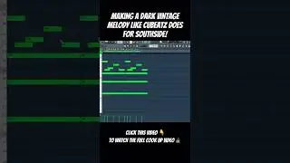 HOW TO MAKE DARK CUBEATZ SAMPLES FOR SOUTHSIDE #808mafia #flstudio