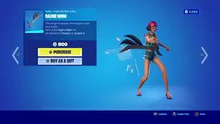 RAZOR WING &ldquo;RARE&rdquo; (HARVESTING TOOL) 800 V Bucks - Fortnite Review