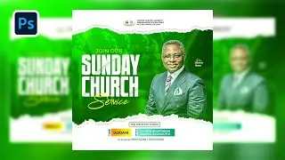 Church Flyer Design in Adobe Photoshop