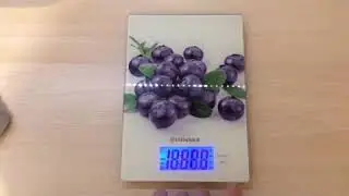 Kitchen scale HENSKE: how to change g, lb, oz, ml?