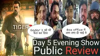 Tiger 3 Movie Public Review Day 5 Evening Show | Public Reaction 5th Day | Salman Khan | Srk | YRF