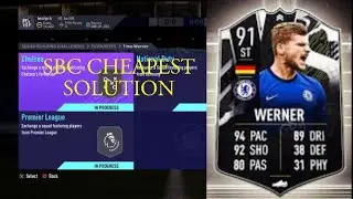 TIMO WERNER SBC CHEAPEST SOLUTION!! #FIFA21