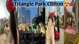Triangle Park Karachi | KMC Triangle Park Clifton | Karachi Park @azeevlogs