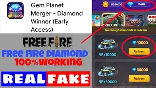 Gem planet app real or fake | gem planet app use kaise Karen | gem planet diamond redeem | free fire